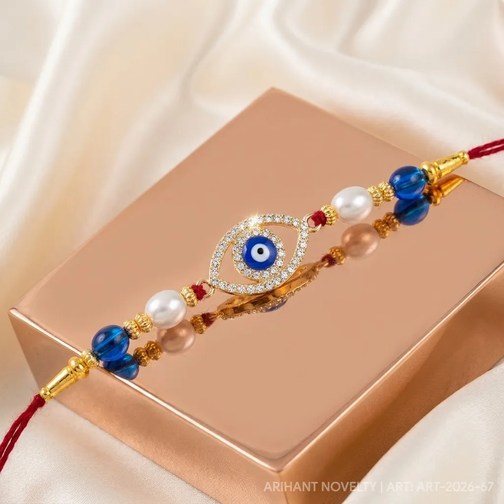 Diamond Pavé Evil Eye Almond view 2