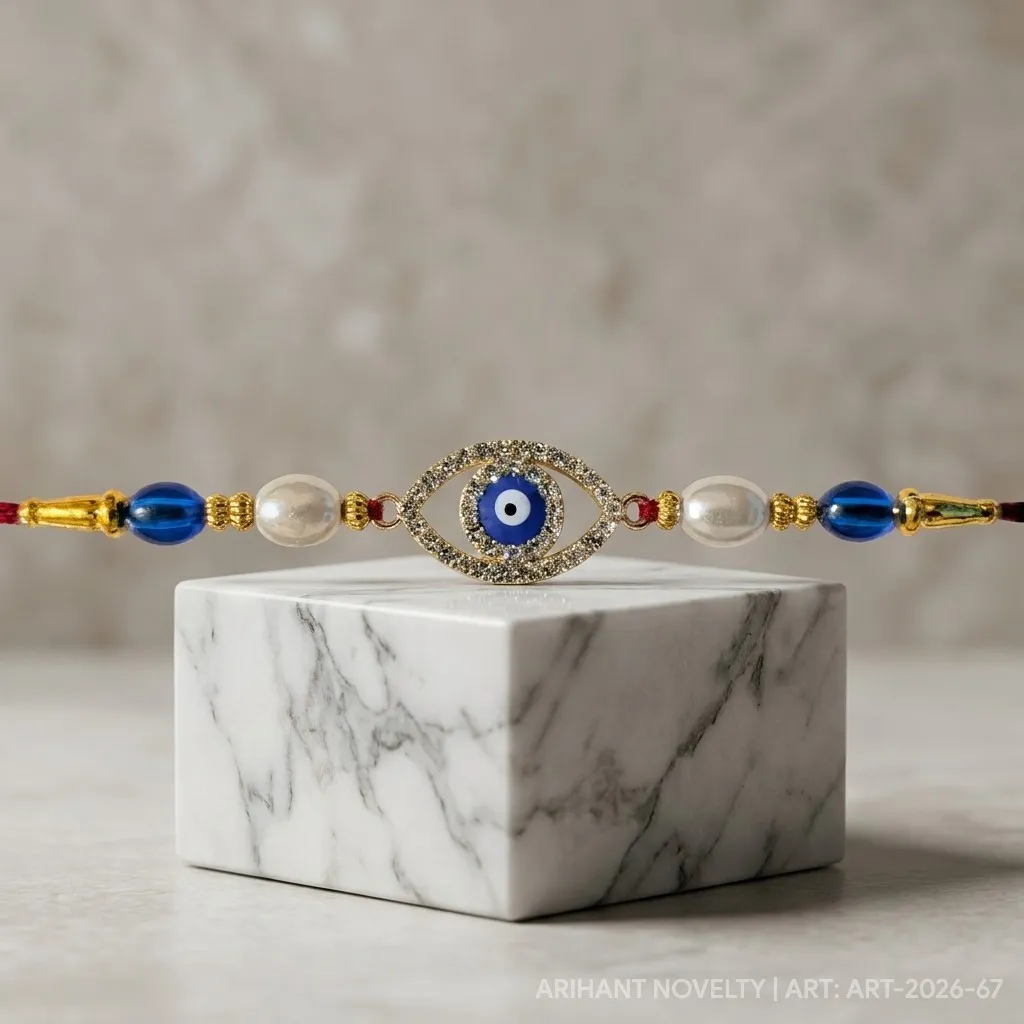 Diamond Pavé Evil Eye Almond view 4