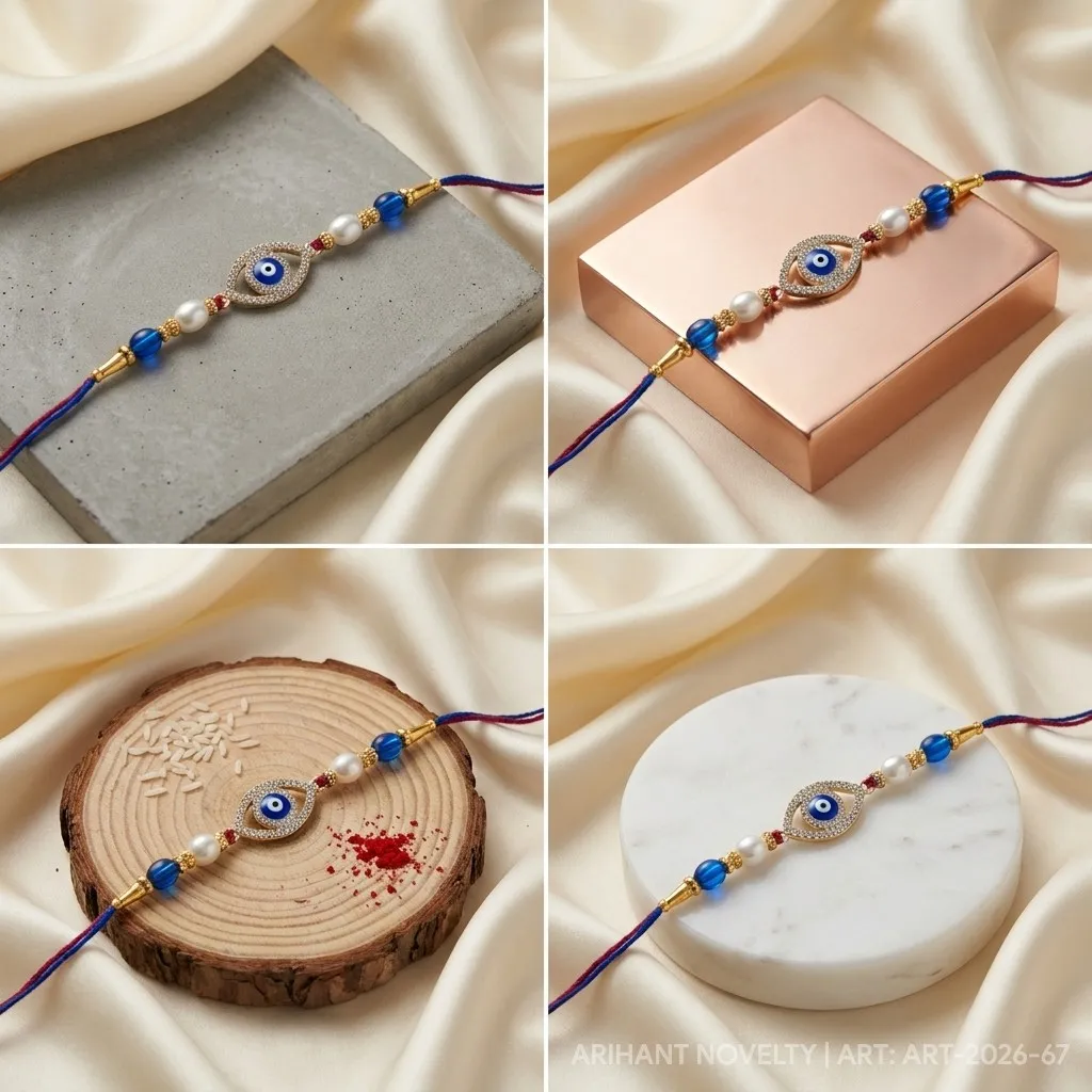 Diamond Pavé Evil Eye Almond view 5