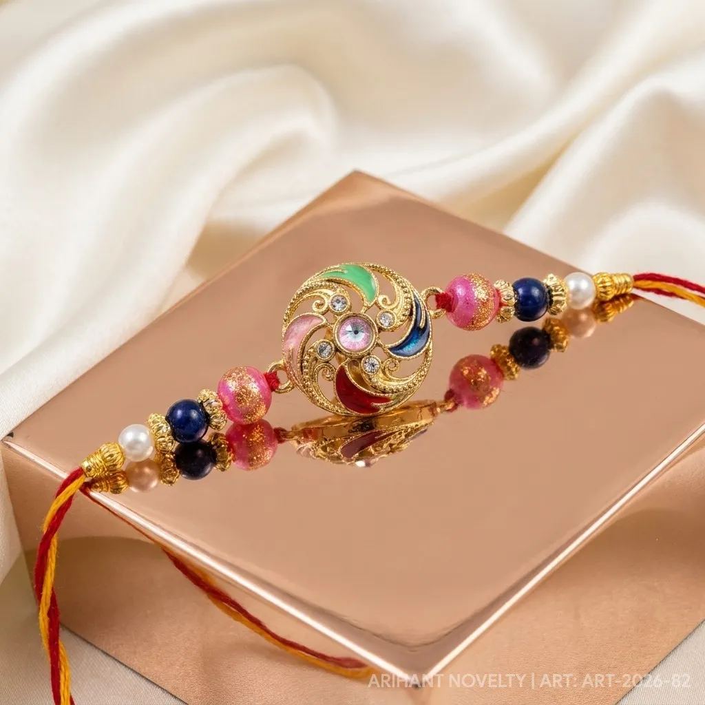 Filigree Scroll Evil Eye view 2