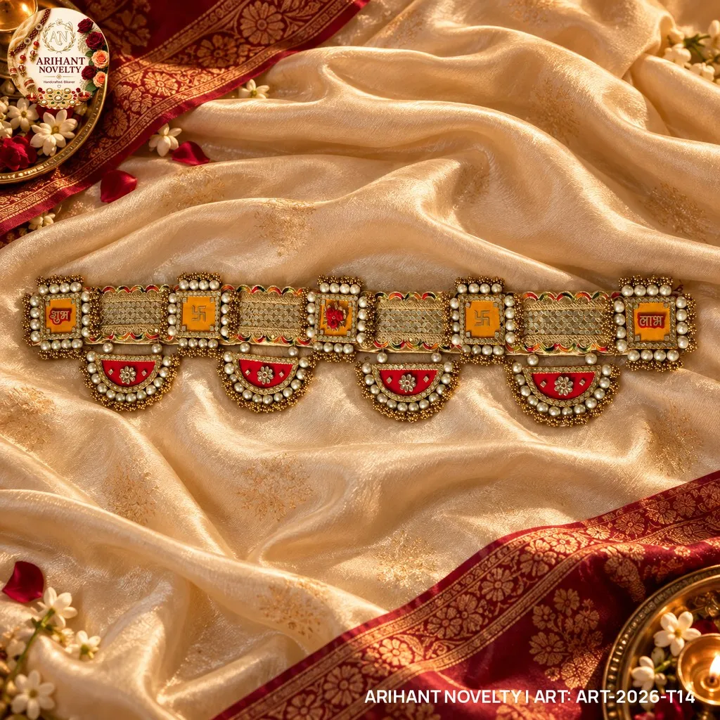 Shubh Labh Swastik Kundan Toran