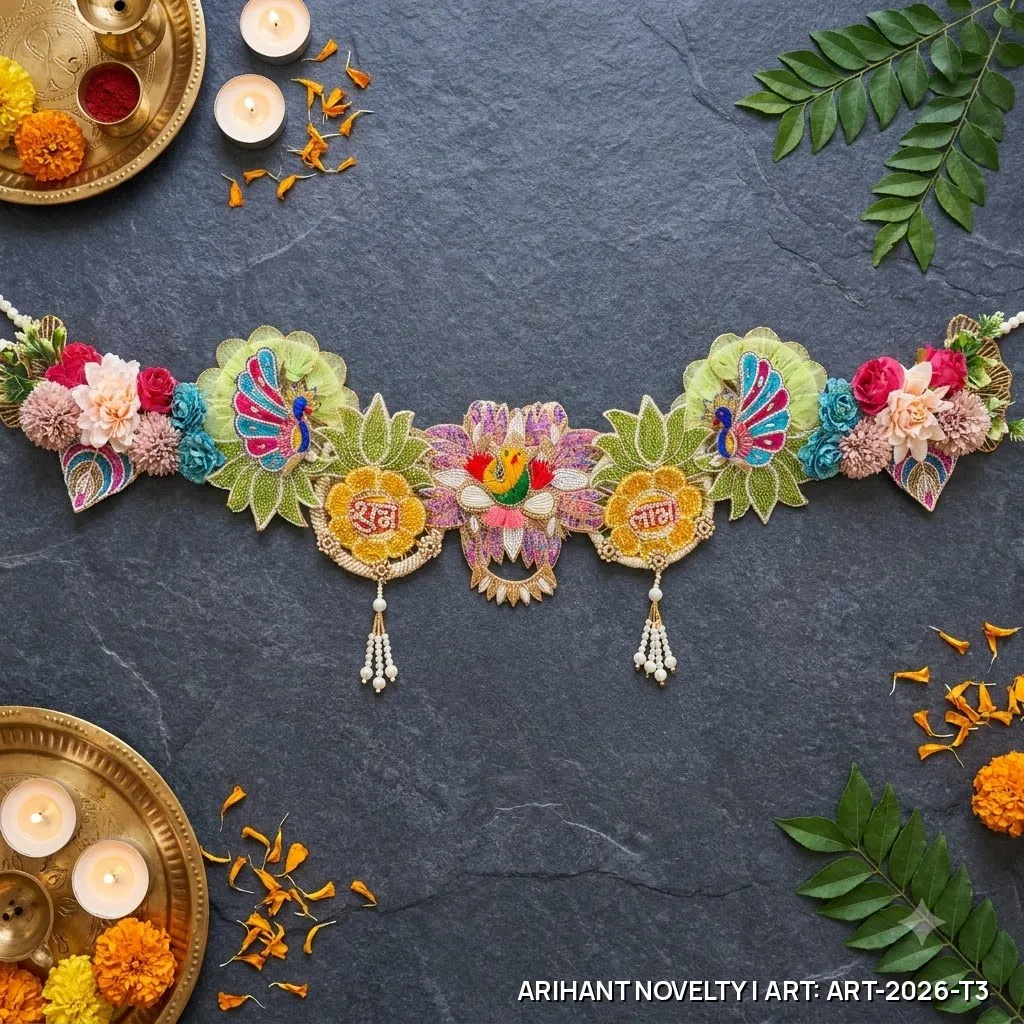 Shubh Labh Paisley Toran – handmade Toran rakhi from Bikaner by Arihant Novelty