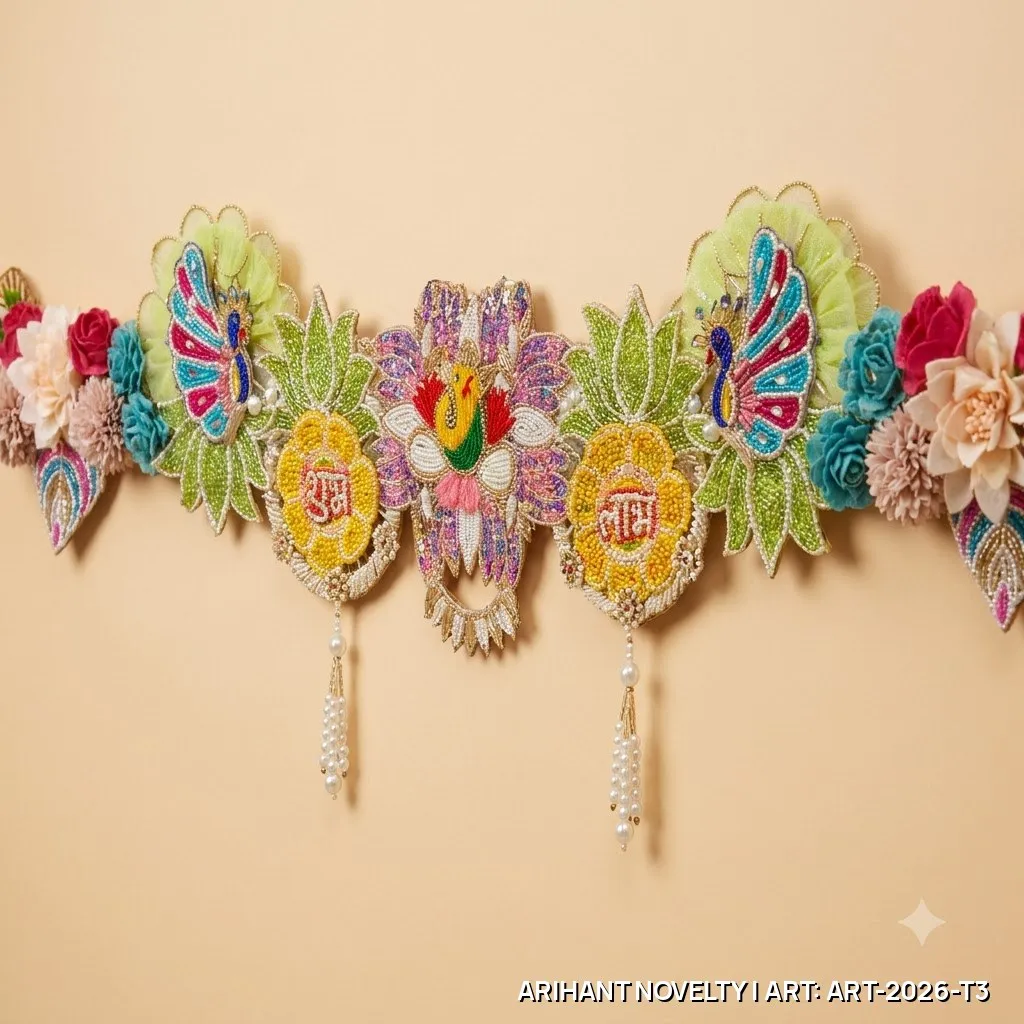 Shubh Labh Paisley Toran – handmade Toran rakhi from Bikaner by Arihant Novelty